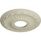 Ekena Millwork Blackthorn Ceiling Medallion (Fits Canopies up to 4 7/8"), 11 3/4"OD x 3 5/8"ID x 1"P, Clear Yellow CM11BLCYF - alternate 2